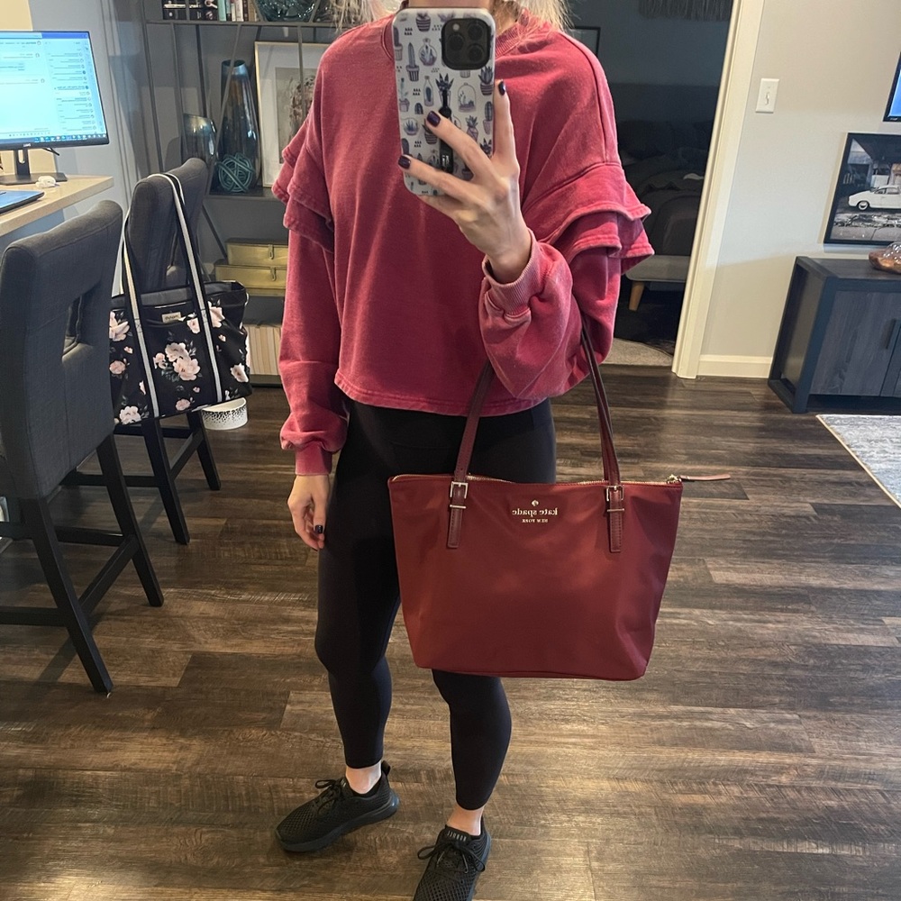 Kate Spade burgundy purse